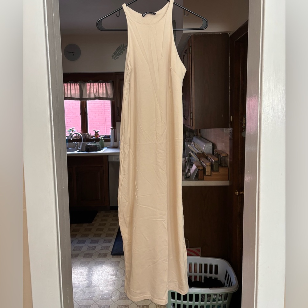 Zara Cream Midi Dress